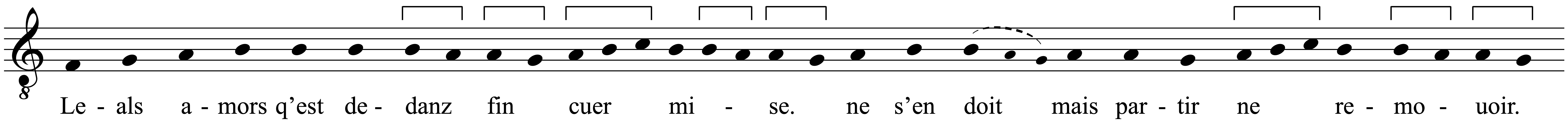 Work musical notation